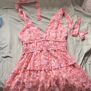Lulu's Multicolor Floral Dress